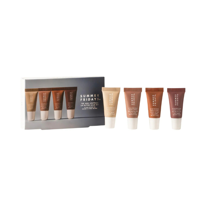 Summer Fridays The Mini Neutrals Lip Butter Balm Set – Besti Summer Fridays The Mini Neutrals Lip Butter Balm Set – Besti