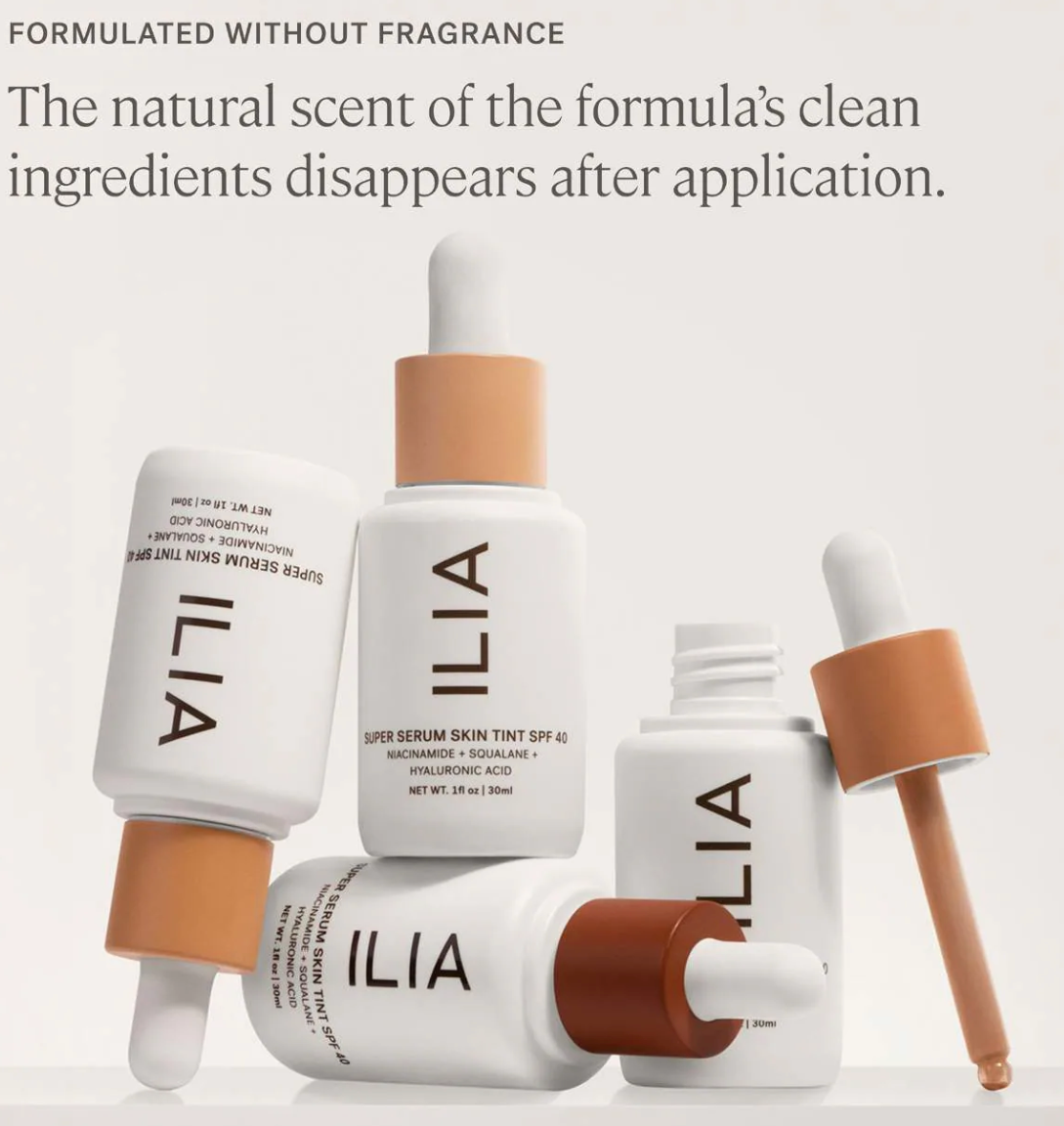 ILIA Super Serum Skin Tint SPF 40 Skincare Foundation