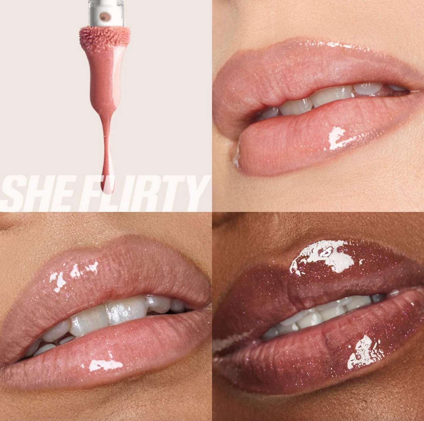 HUDA BEAUTY Shimmer Lip Gloss