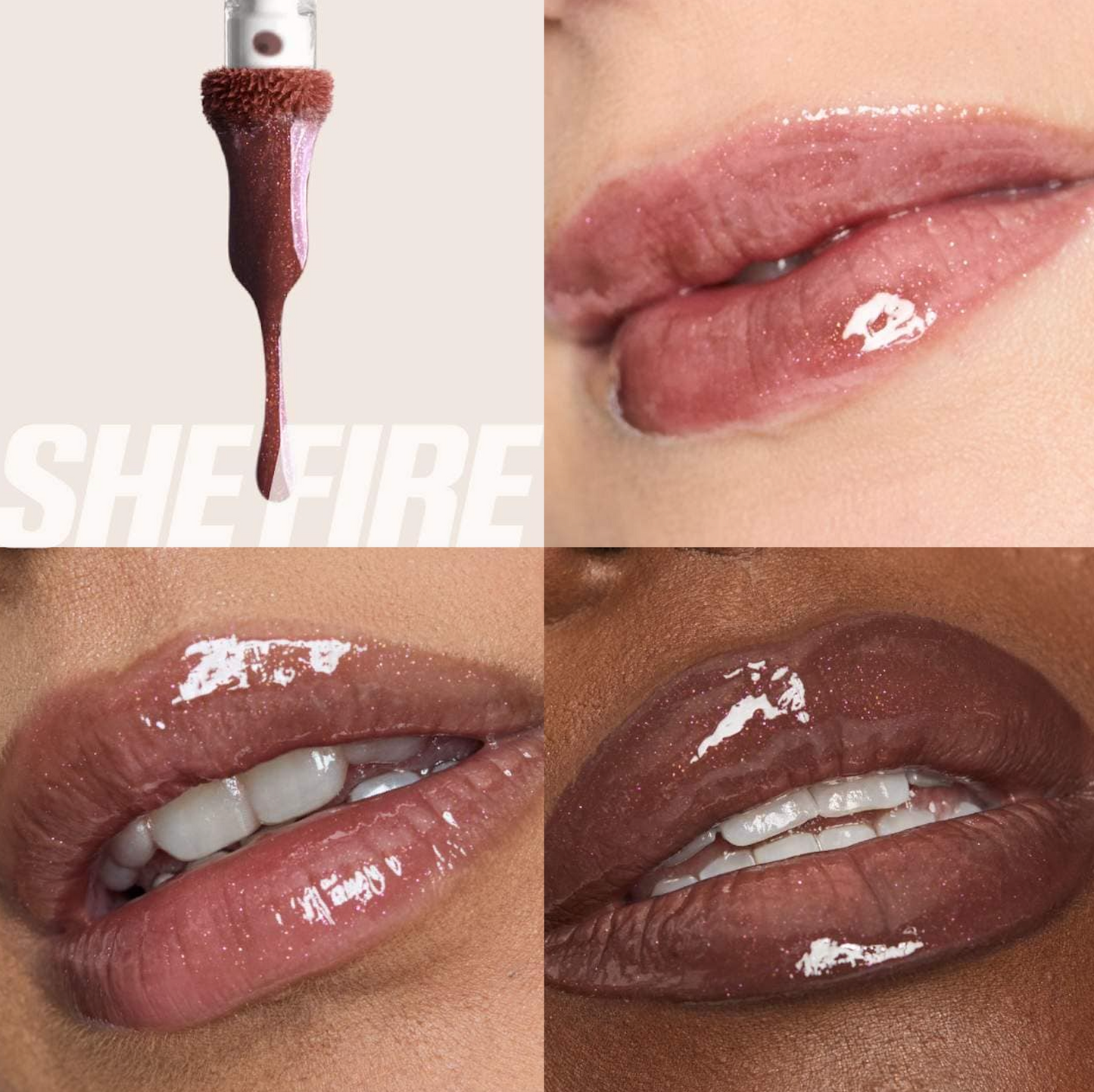 HUDA BEAUTY Shimmer Lip Gloss
