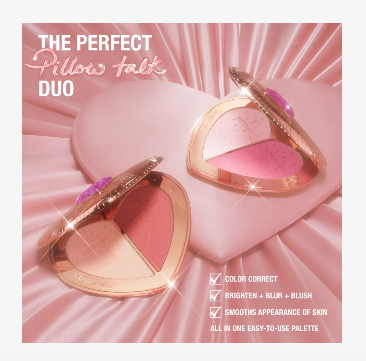 Charlotte Tilbury Pillow Talk Beauty Soulmates Powder Palette