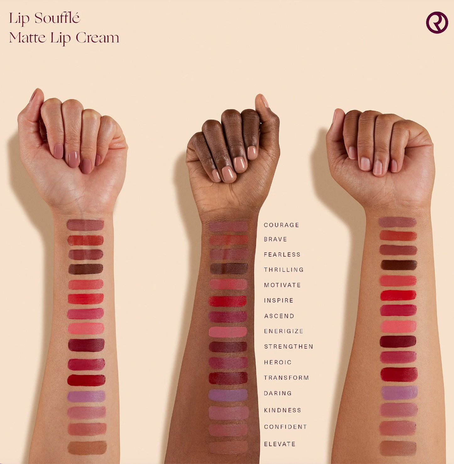 Rare Beauty Matte Lipstick Confident Rose Mauve