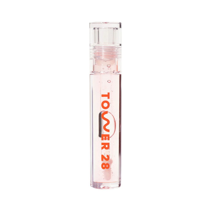 Shop Tower 28 Non-Sticky Jelly Lip Gloss in Japan at BestiBeautyJP. This hydrating, non-sticky lip gloss delivers a high-shine, smooth finish with a nourishing formula. Available now for soft, plump lips in Japan!