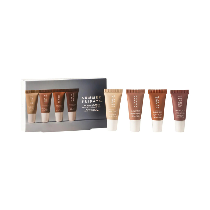 Summer Fridays The Mini Neutrals Lip Butter Balm Set