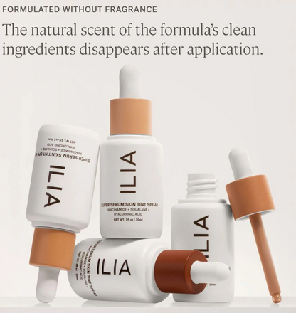 ILIA Super Serum Skin Tint SPF 40 Skincare Foundation