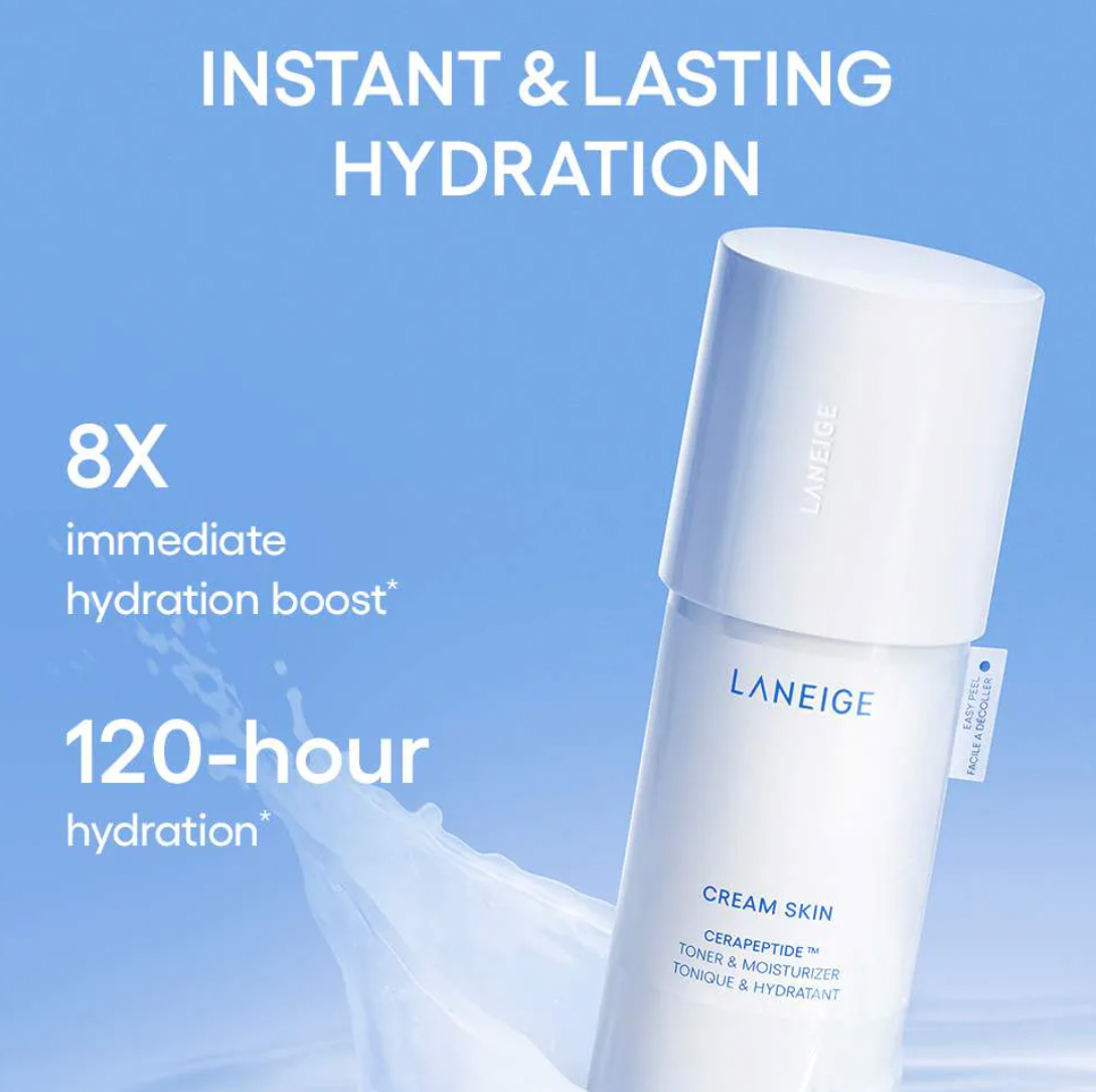 LANEIGE Mini Cream Skin Toner & Moisturizer